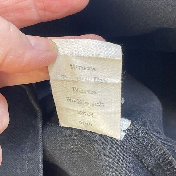 Vintage Ben Davis Black Work Shirt Made in USA  3XL 1/4 zip pullover - Picture 5 of 8